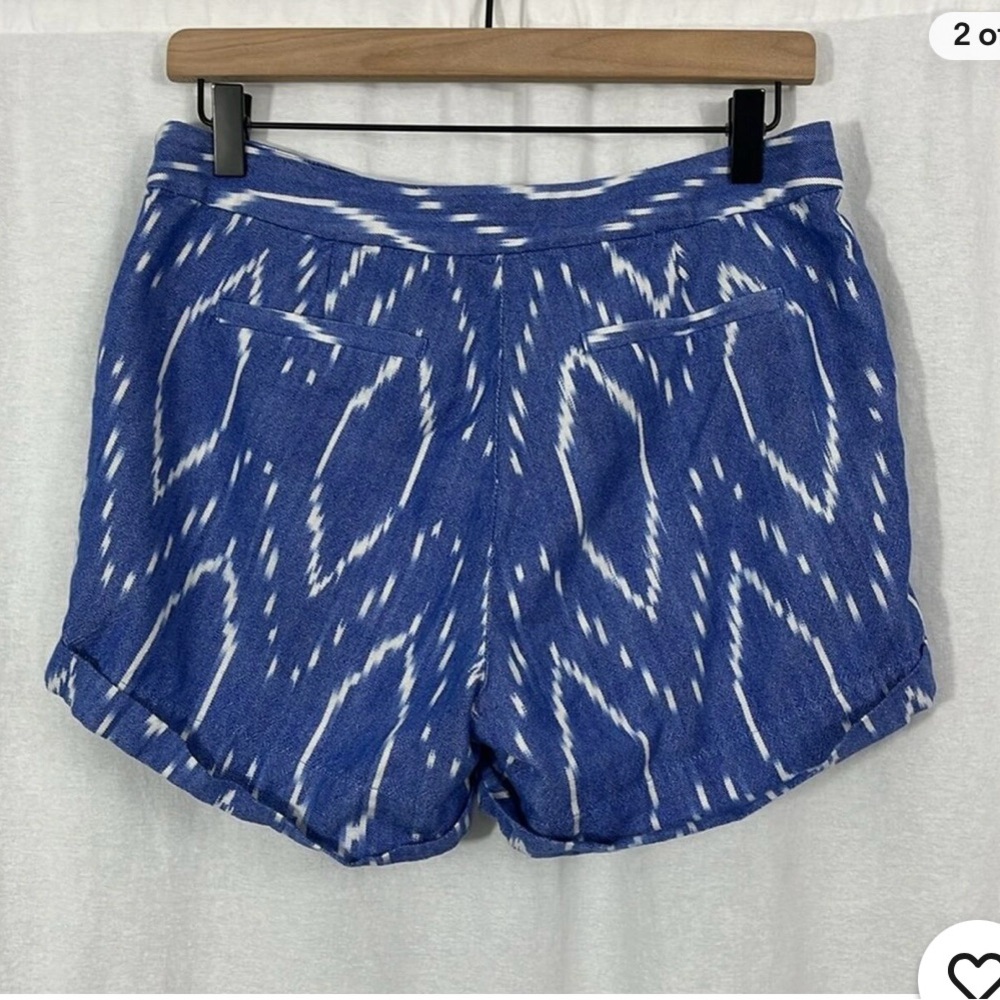 J Crew , Blue Patterned Women's Shorts